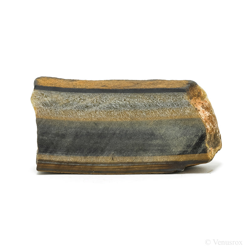 Tigers Eye with Hematite Part Polished/Part Natural Crystal from South Africa | Venusrox