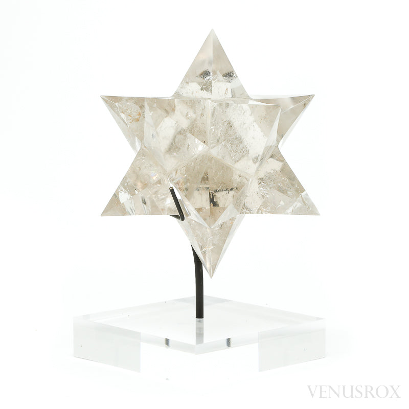 Smoky Quartz Polished Star from Minas Gerais, Brazil, mounted on a bespoke stand | Venusrox