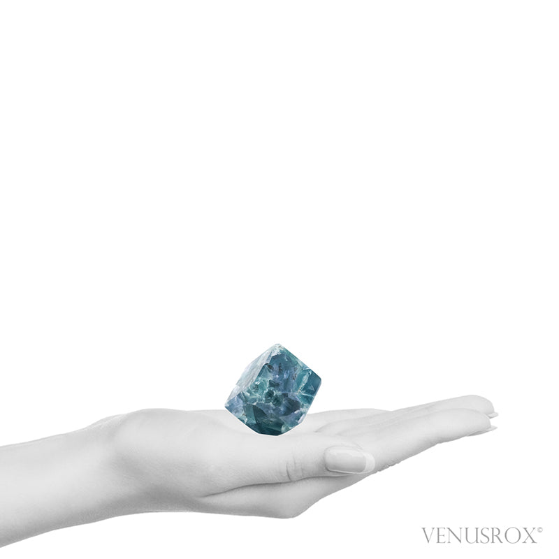 Fluorite Polished Cube from Mexico | Venusrox
