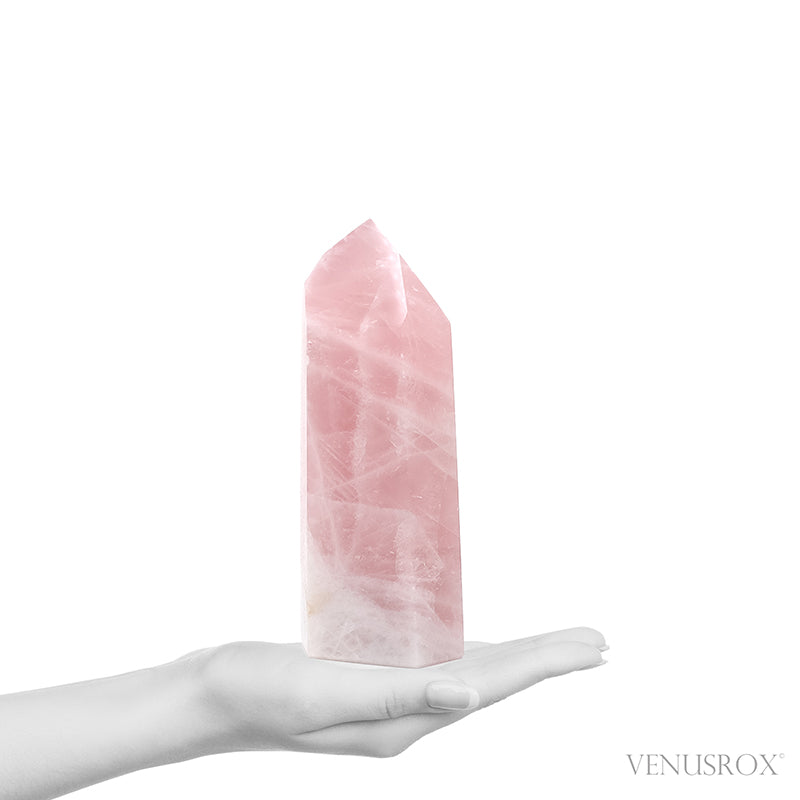 Rose Quartz Polished Point from Brazil | Venusrox