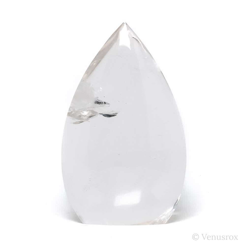 Clear Quartz Polished Flame from Brazil | Venusrox