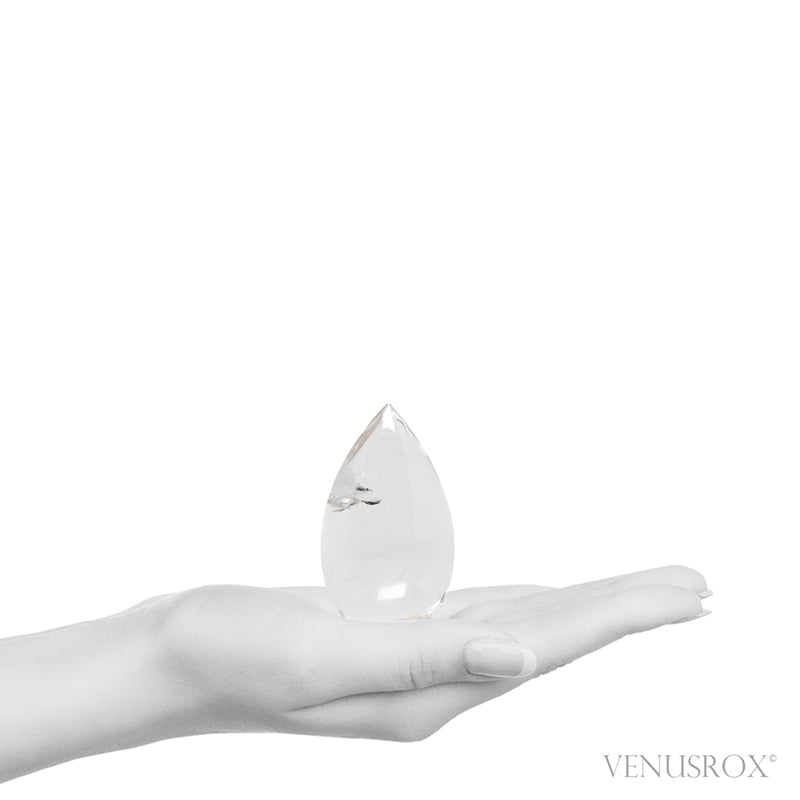 Clear Quartz Polished Flame from Brazil | Venusrox
