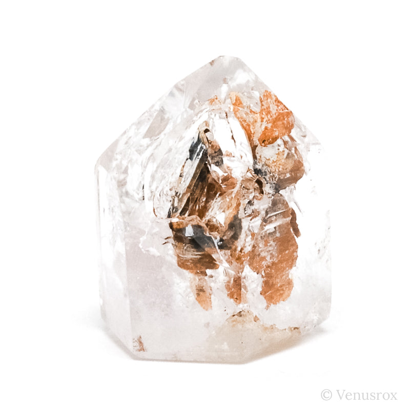 Elestial Quartz Part Polished/Part Natural Point from Madagascar | Venusrox