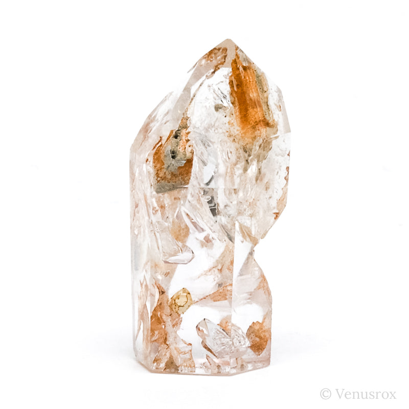 Elestial Quartz Part Polished/Part Natural Point from Madagascar | Venusrox