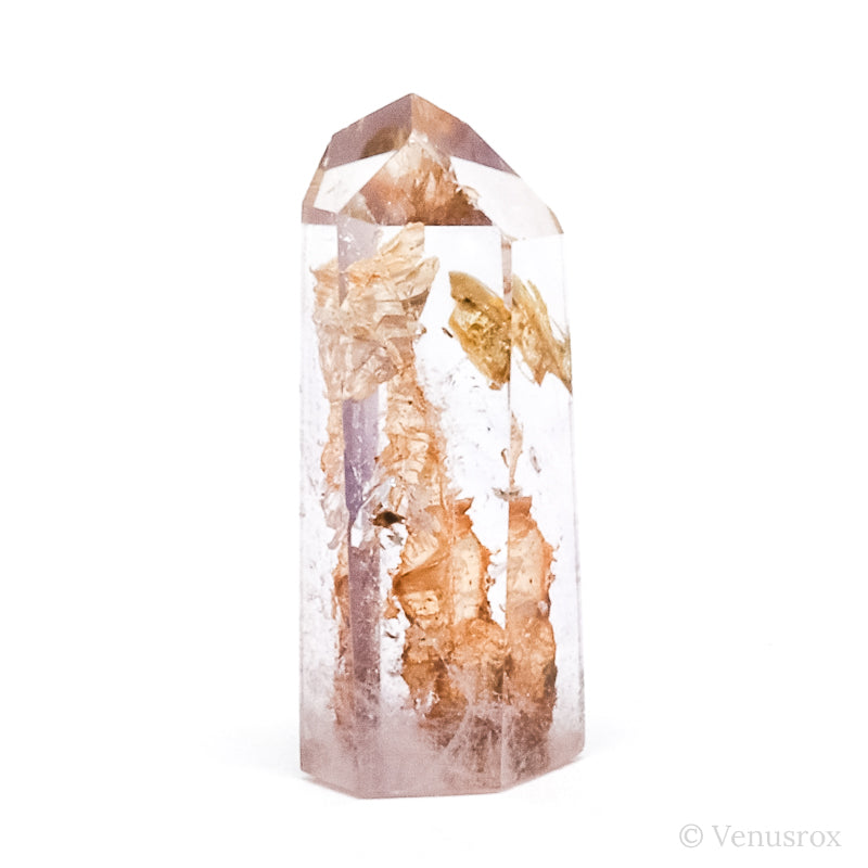 Amethyst Elestial Quartz Part Polished/Part Natural Point from Madagascar | Venusrox