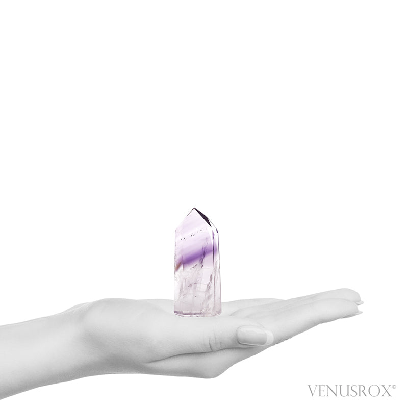 Amethyst Phantom Polished Point from the Quixaba Mine, Bahia, Brazil | Venusrox