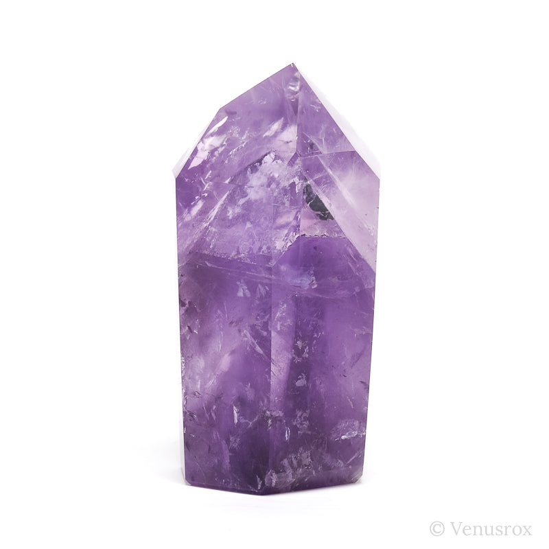 Amethyst Phantom Polished Point from Brazil | Venusrox