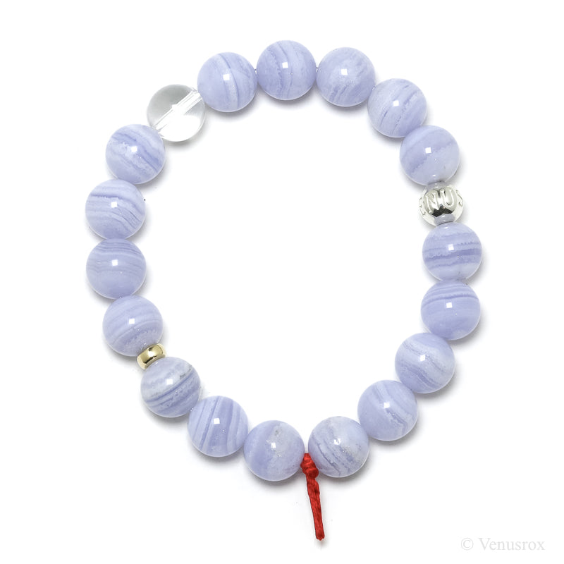 Blue Lace Agate Bracelet from Malawi | Venusrox