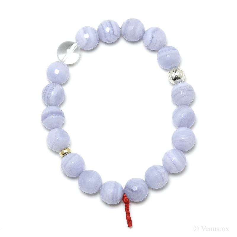 Blue Lace Agate Bracelet from Malawi | Venusrox