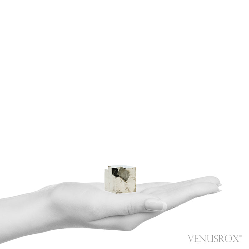 Natural Pyrite Cube Cluster from Navajun, La Rioja, Spain | Venusrox