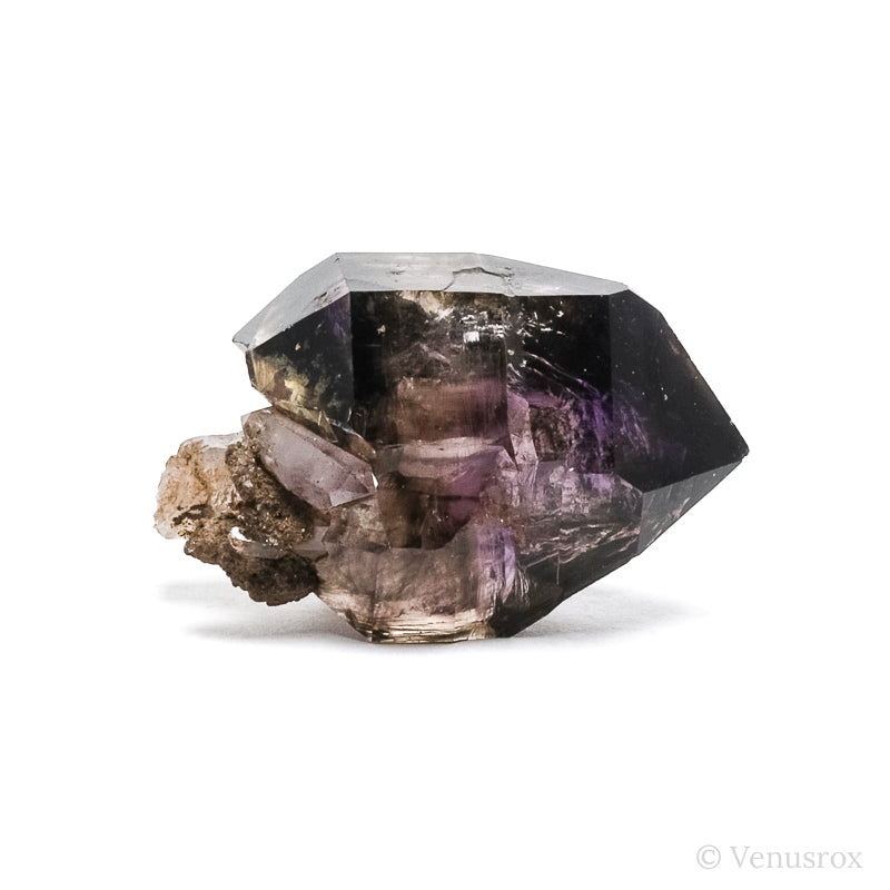 Amethyst/Smoky Phantom Sceptre Quartz Natural Point on Matrix from the Goboboseb Mountains, Namibia | Venusrox