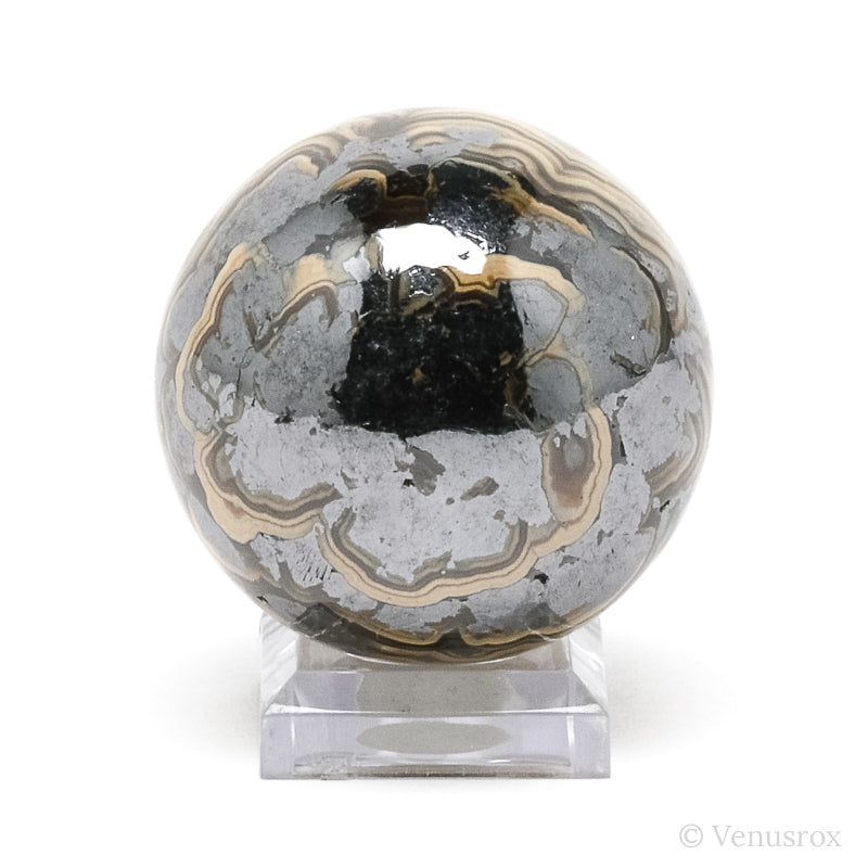 Schalenblende Polished Sphere from Olkusz, Poland | Venusrox