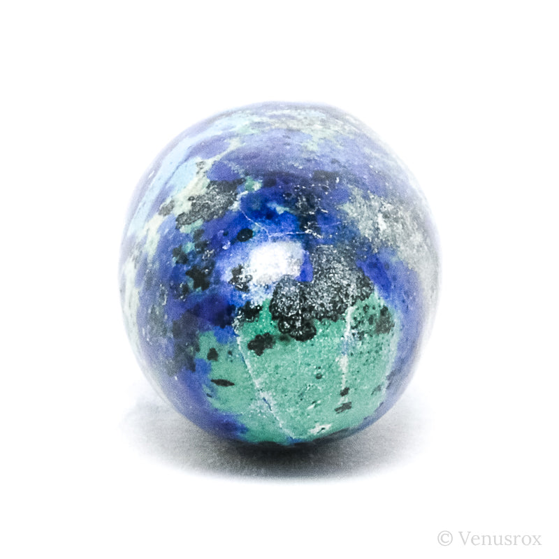 Azurite & Malachite with Matrix Polished Crystal from the Altai Mountains, Siberia, Russia | Venusrox