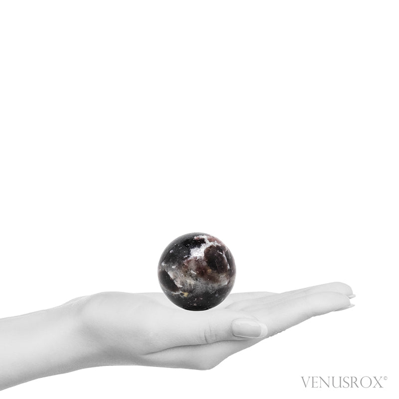 Lepidolite with Feldspar Polished Sphere from Madagascar | Venusrox