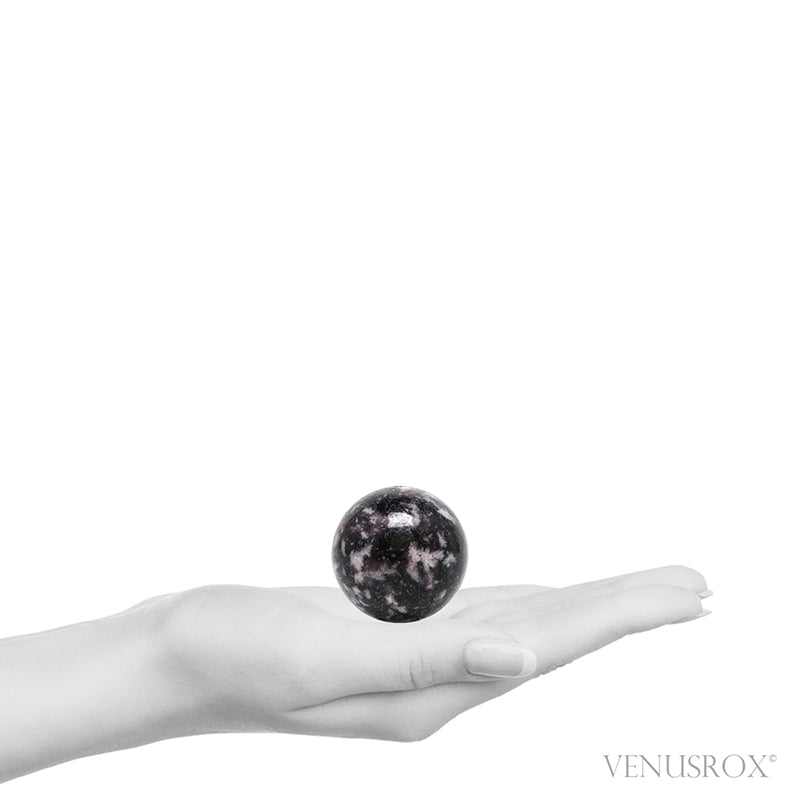 Lepidolite with Feldspar Polished Sphere from Madagascar | Venusrox