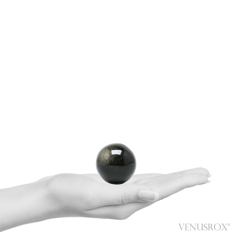 Gold Sheen Obsidian Polished Sphere from Mexico | Venusrox