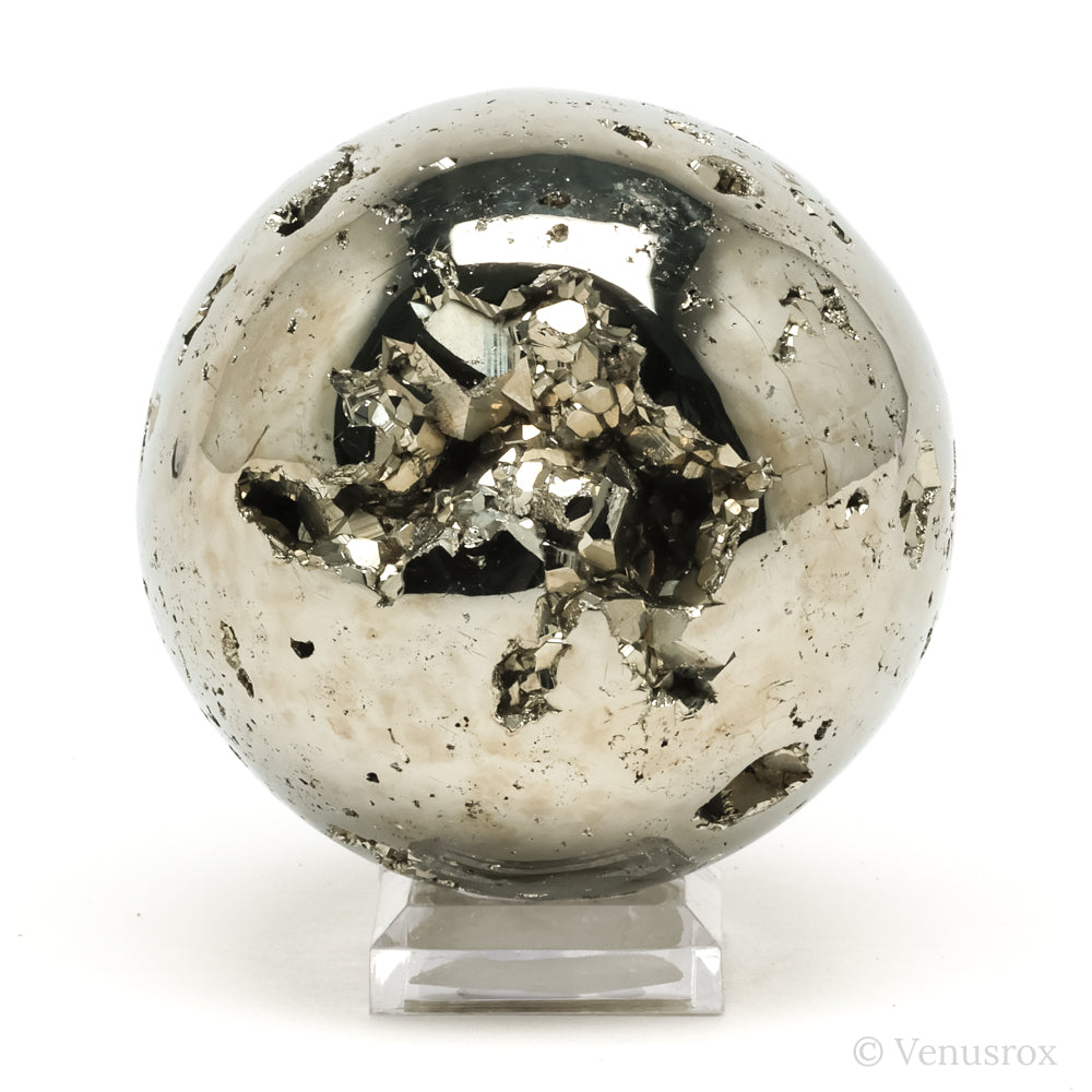 Pyrite Geode Sphere from Peru | Venusrox