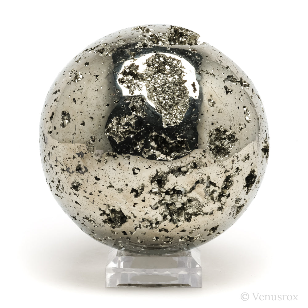 Pyrite Geode Sphere from Peru | Venusrox