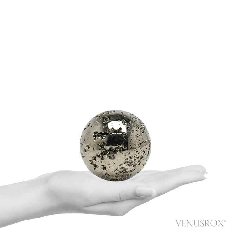 Pyrite Geode Sphere from Peru | Venusrox