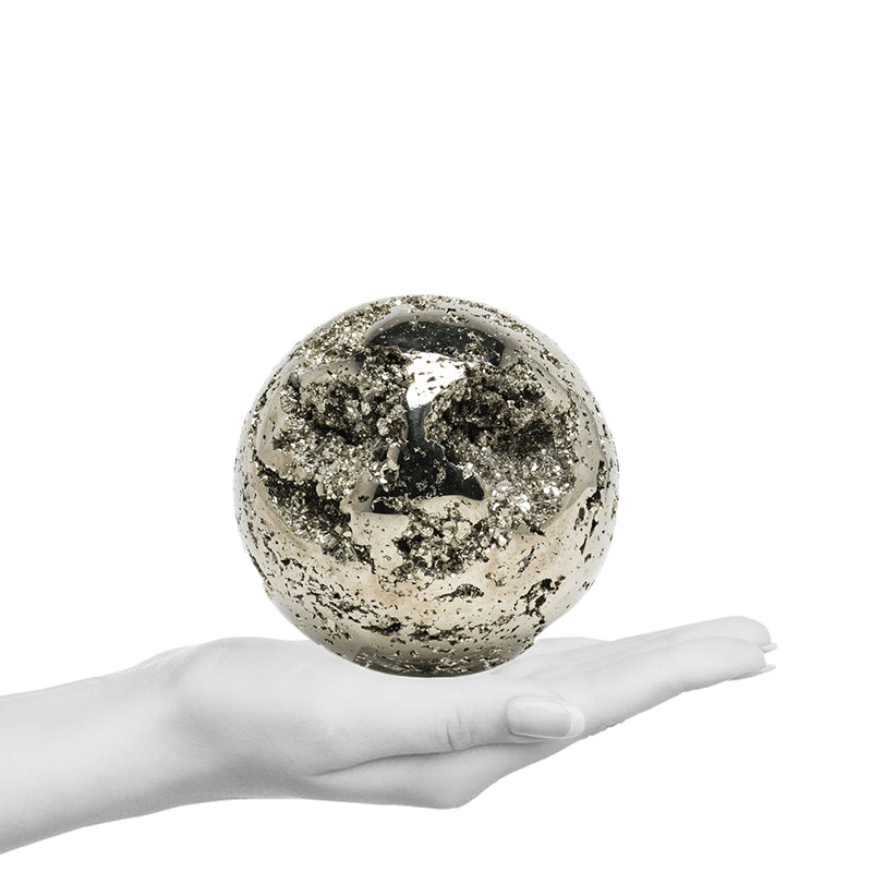 Pyrite Geode Sphere from Peru | Venusrox