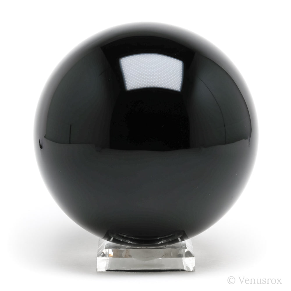Black Obsidian Polished Sphere from Mexico | Venusrox