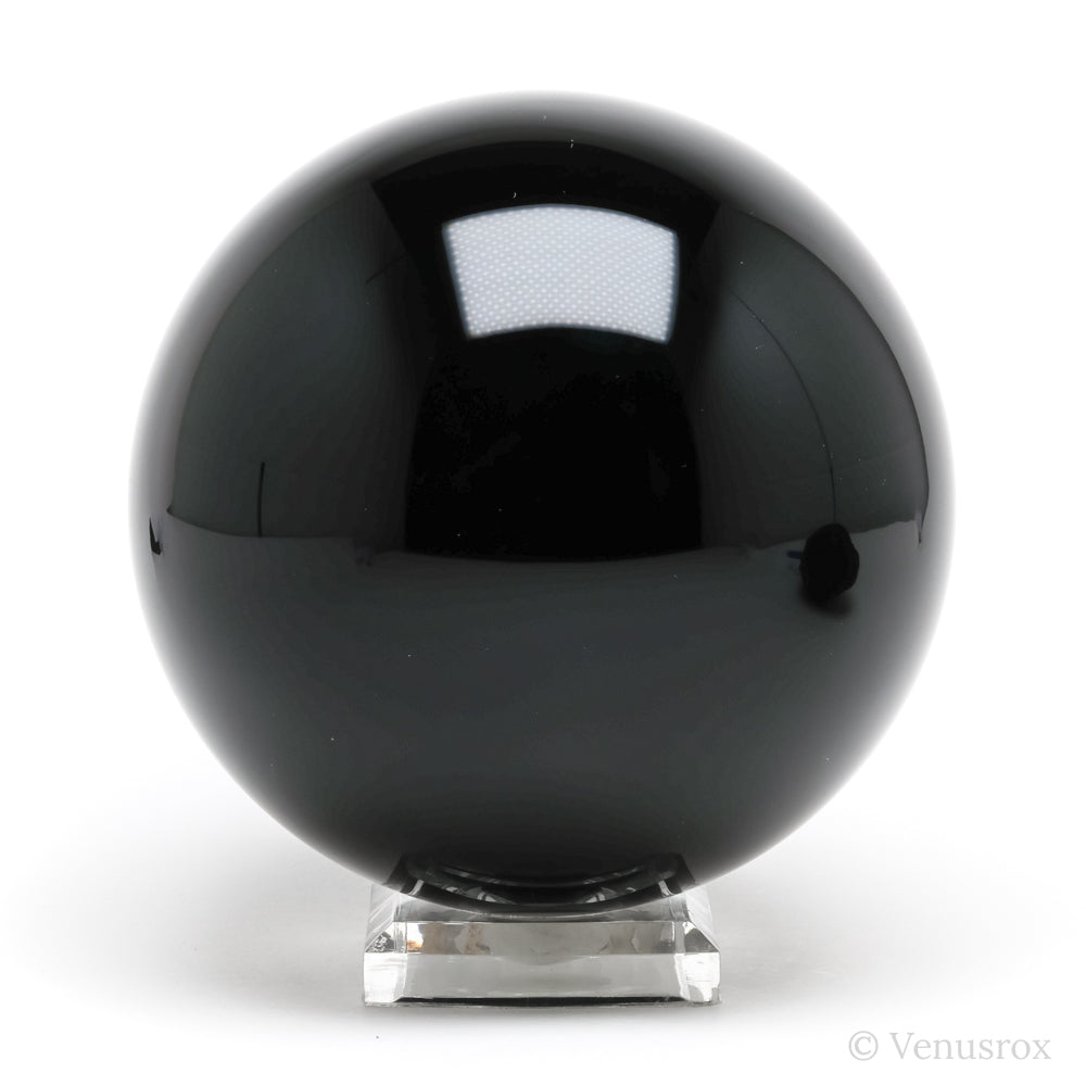 Black Obsidian Polished Sphere from Mexico | Venusrox