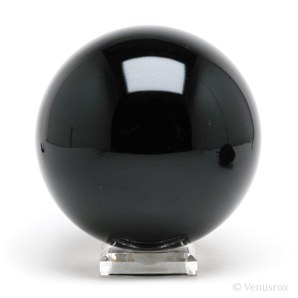 Black Obsidian Polished Sphere from Mexico | Venusrox