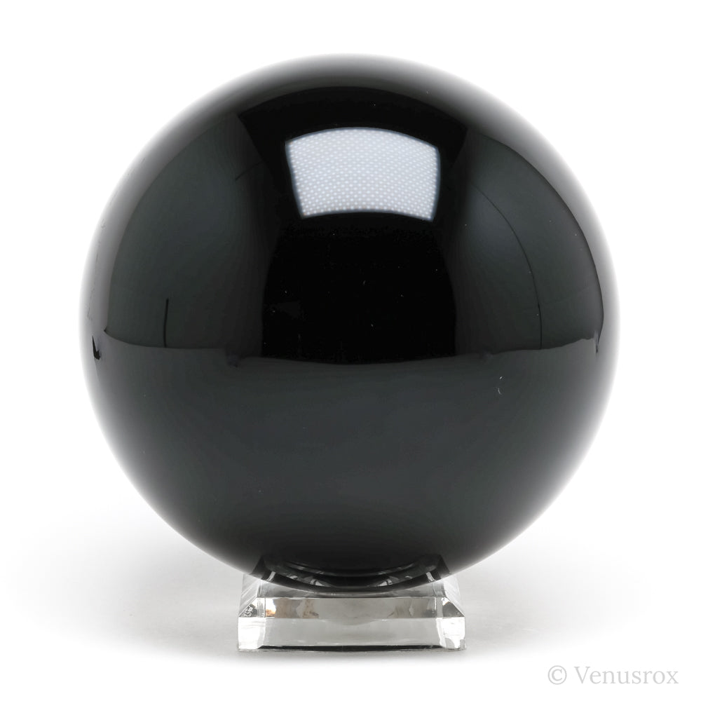 Black Obsidian Polished Sphere from Mexico | Venusrox
