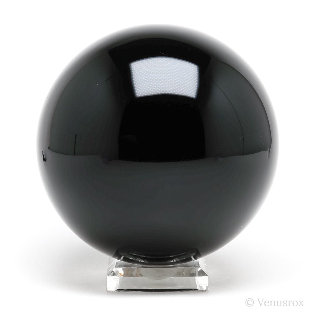 Black Obsidian Polished Sphere from Mexico | Venusrox