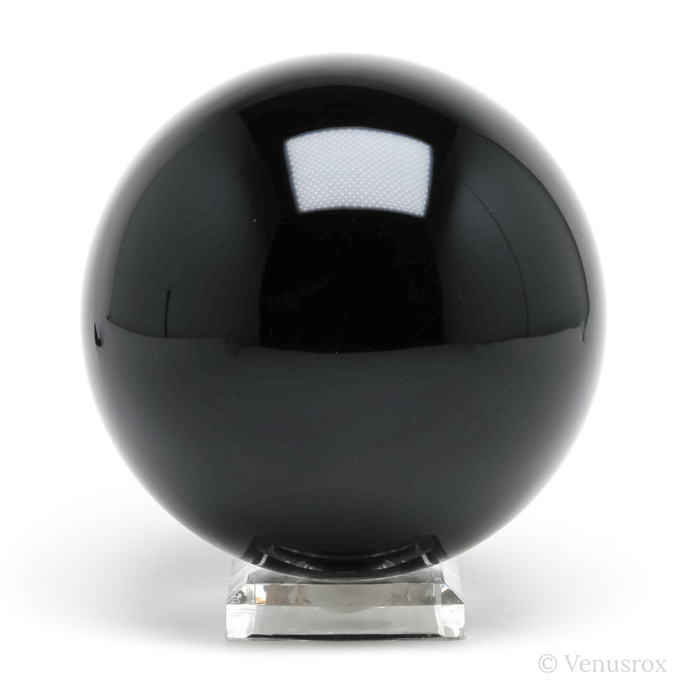Black Obsidian Polished Sphere from Mexico | Venusrox