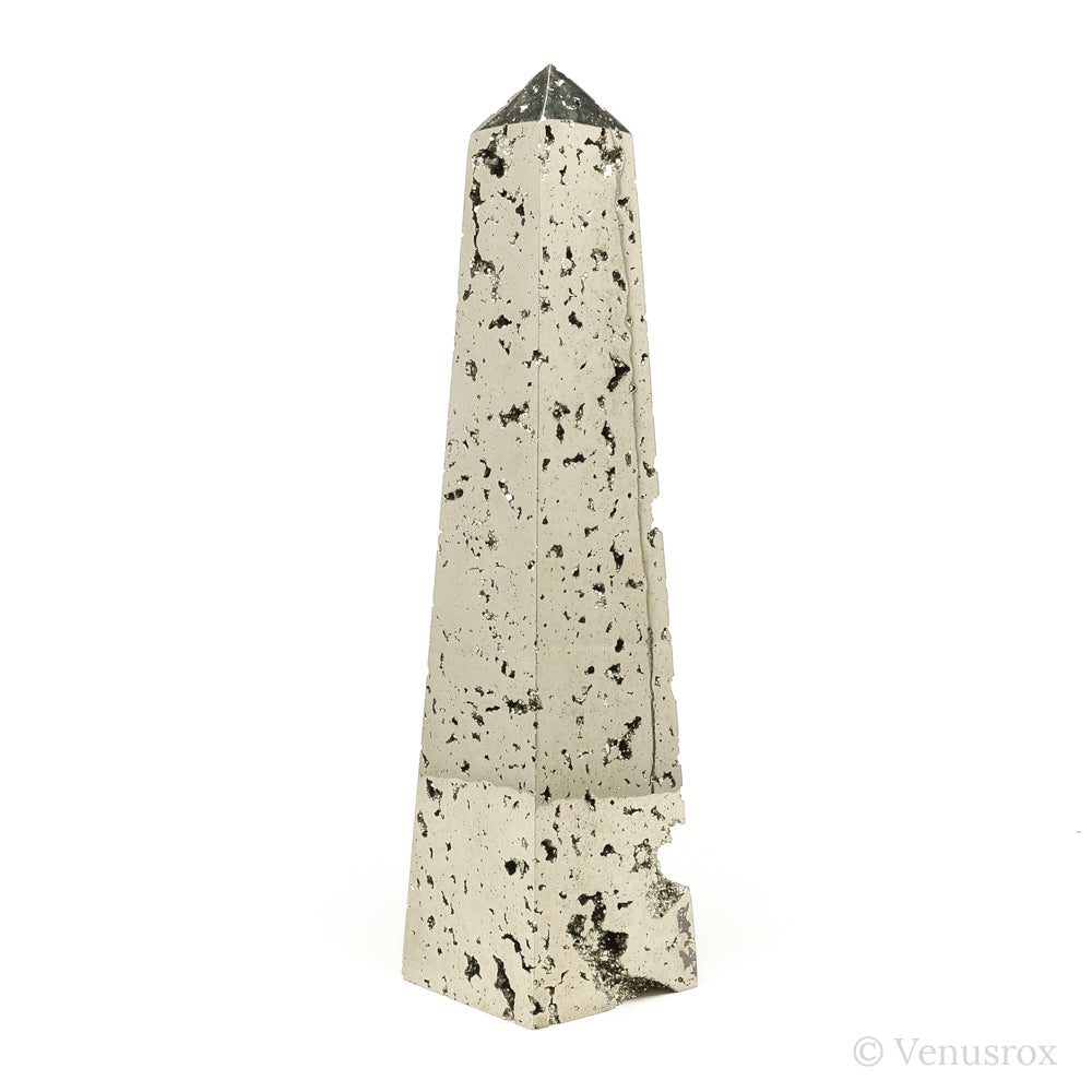 Pyrite Polished/Natural Geode Point from Peru | Venusrox
