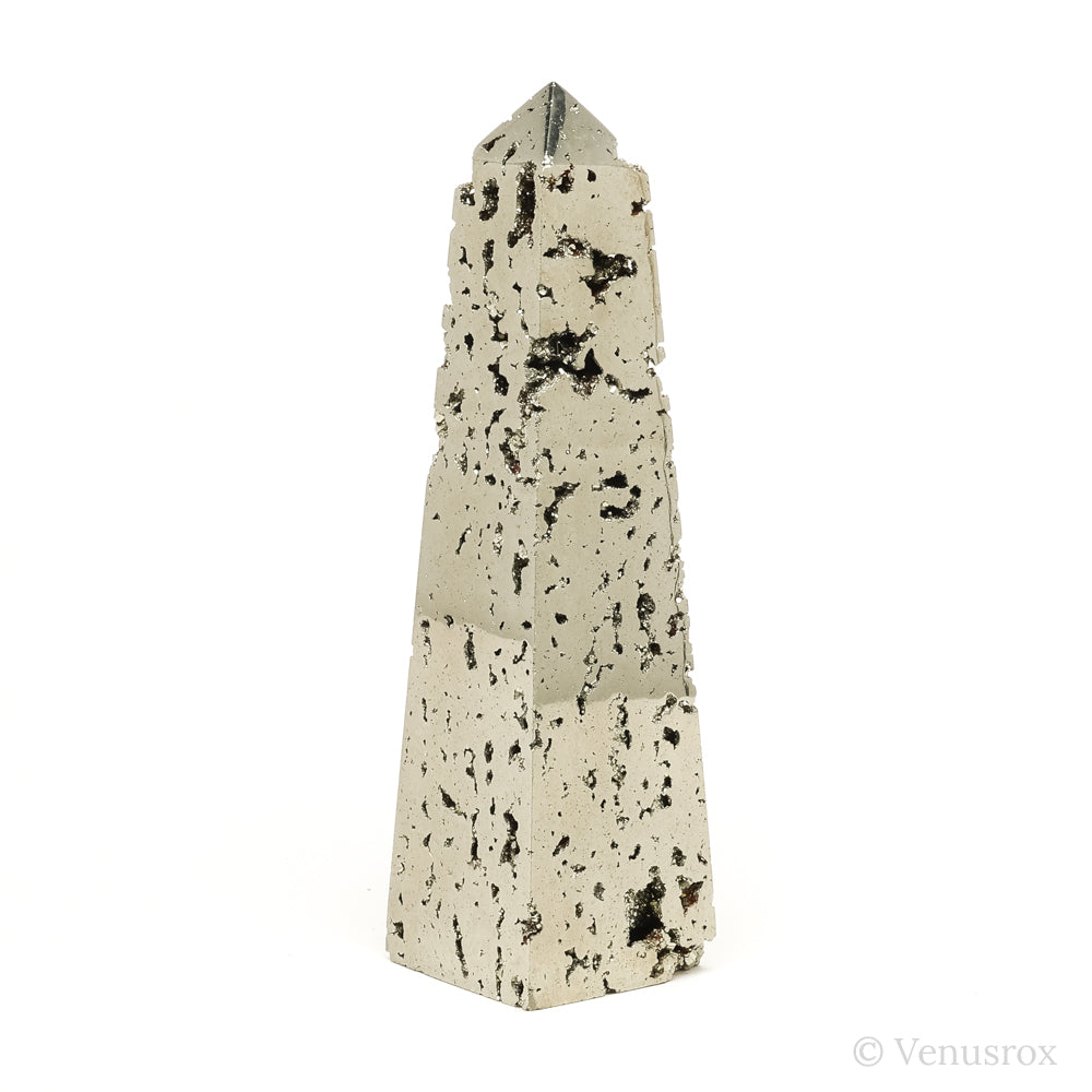 Pyrite Polished/Natural Geode Point from Peru | Venusrox