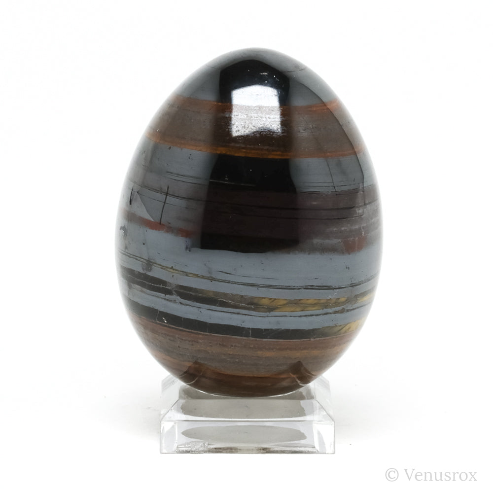 Red Jasper with Hematite & Tigers Eye Polished Egg from India | Venusrox