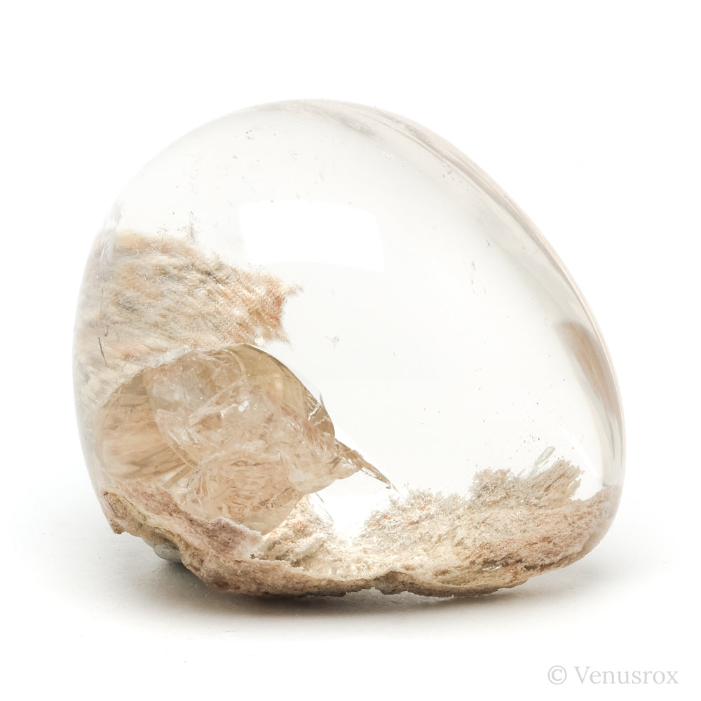 Lodalite Quartz Part Polished/Part Natural Crystal from Brazil | Venusrox
