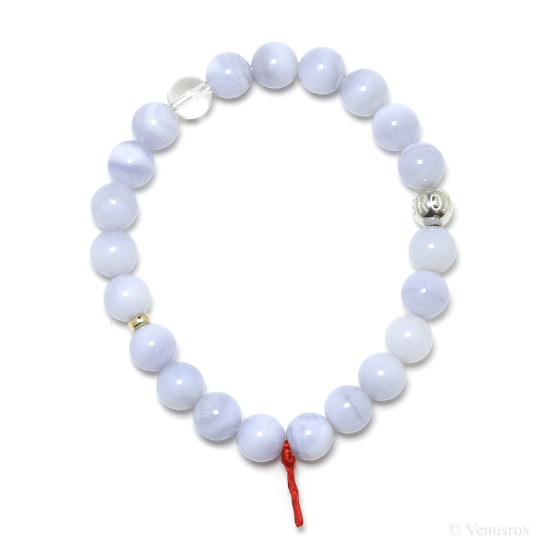 Blue Lace Agate Bracelet from Malawi | Venusrox