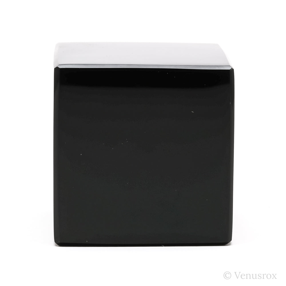 Black Obsidian Polished Cube from Mexico | Venusrox