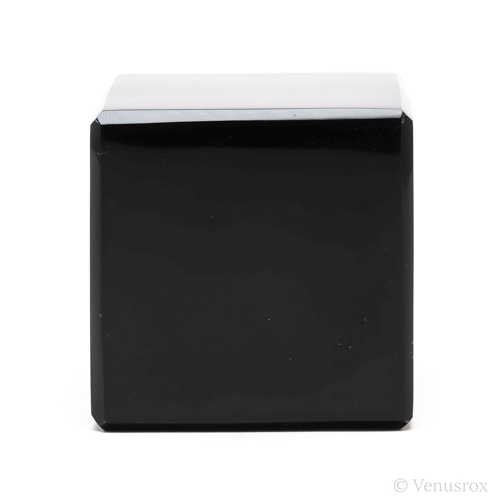 Black Obsidian Polished Cube from Mexico | Venusrox