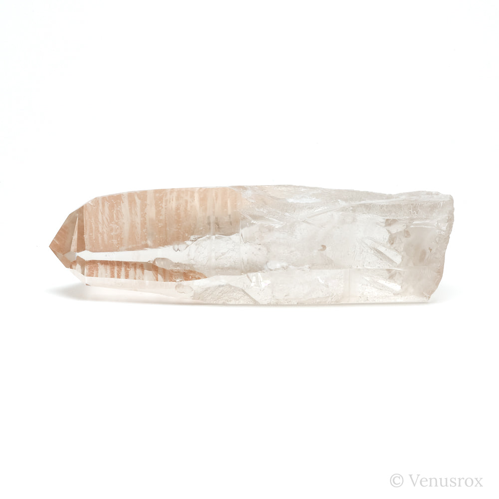 Pink Lemurian Quartz Part Polished/Part Natural Point from Diamantina, Minas Gerais, Brazil | Venusrox