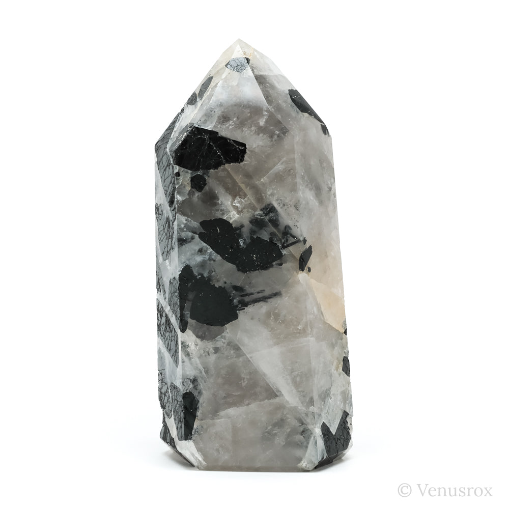 Tourmalinated Quartz Polished Point from Brazil | Venusrox