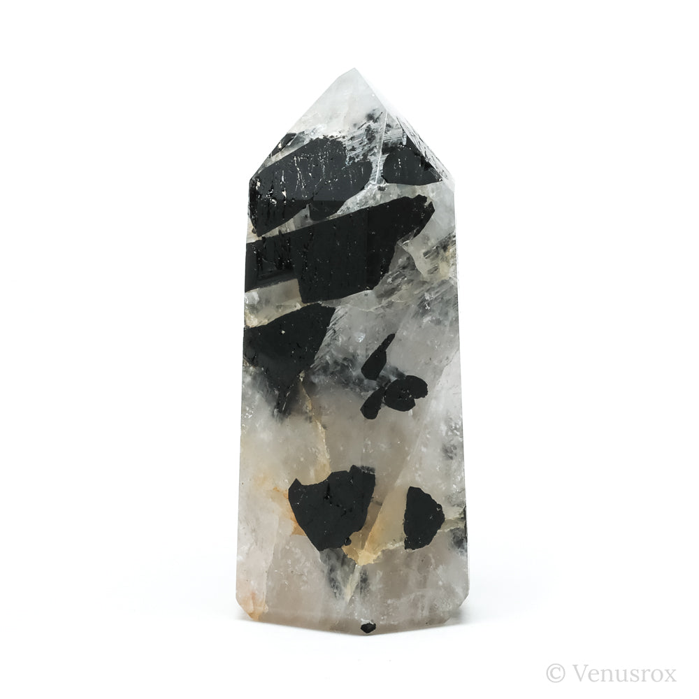 Tourmalinated Quartz Polished Point from Brazil | Venusrox
