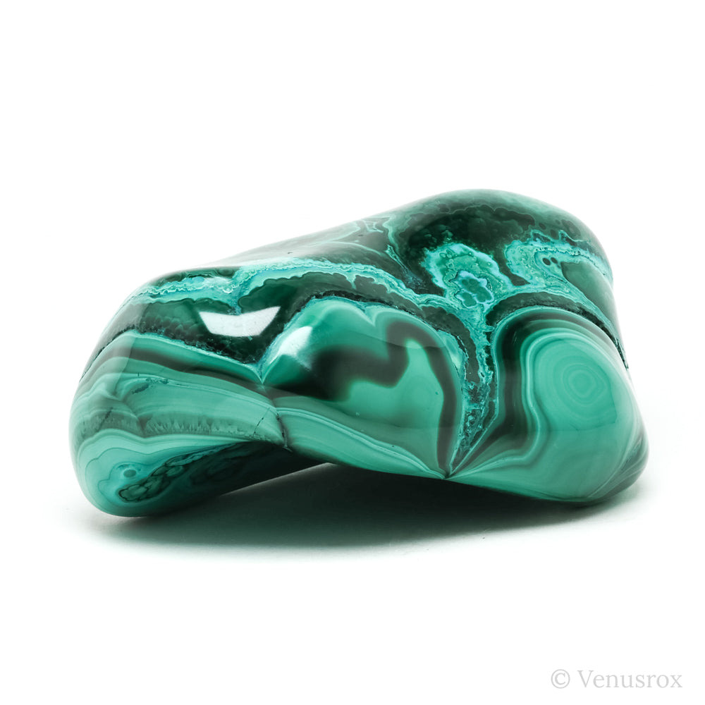 Malachite with Chrysocolla Polished Crystal from the Democratic Republic of Congo | Venusrox