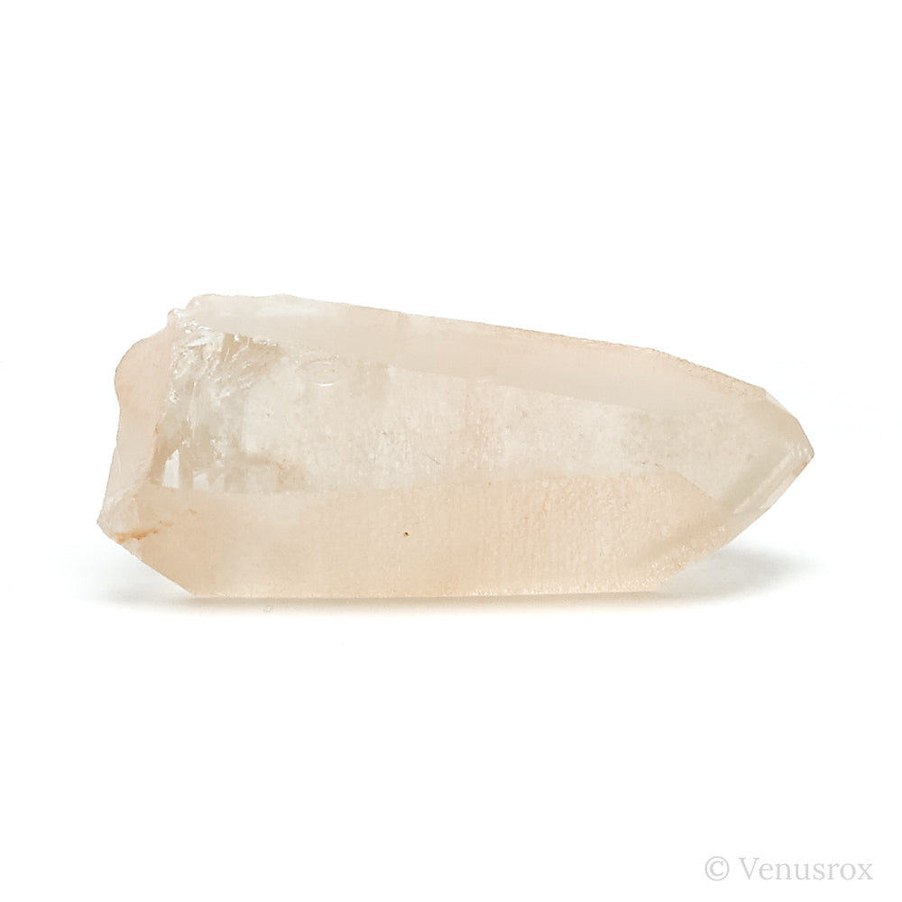 Tangerine Lemurian Quartz Part Polished/Part Natural Point from Brazil | Venusrox