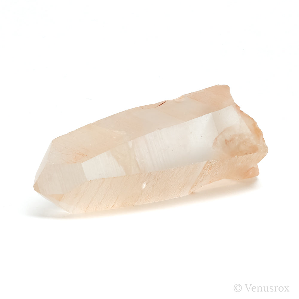 Tangerine Lemurian Quartz Part Polished/Part Natural Point from Brazil | Venusrox