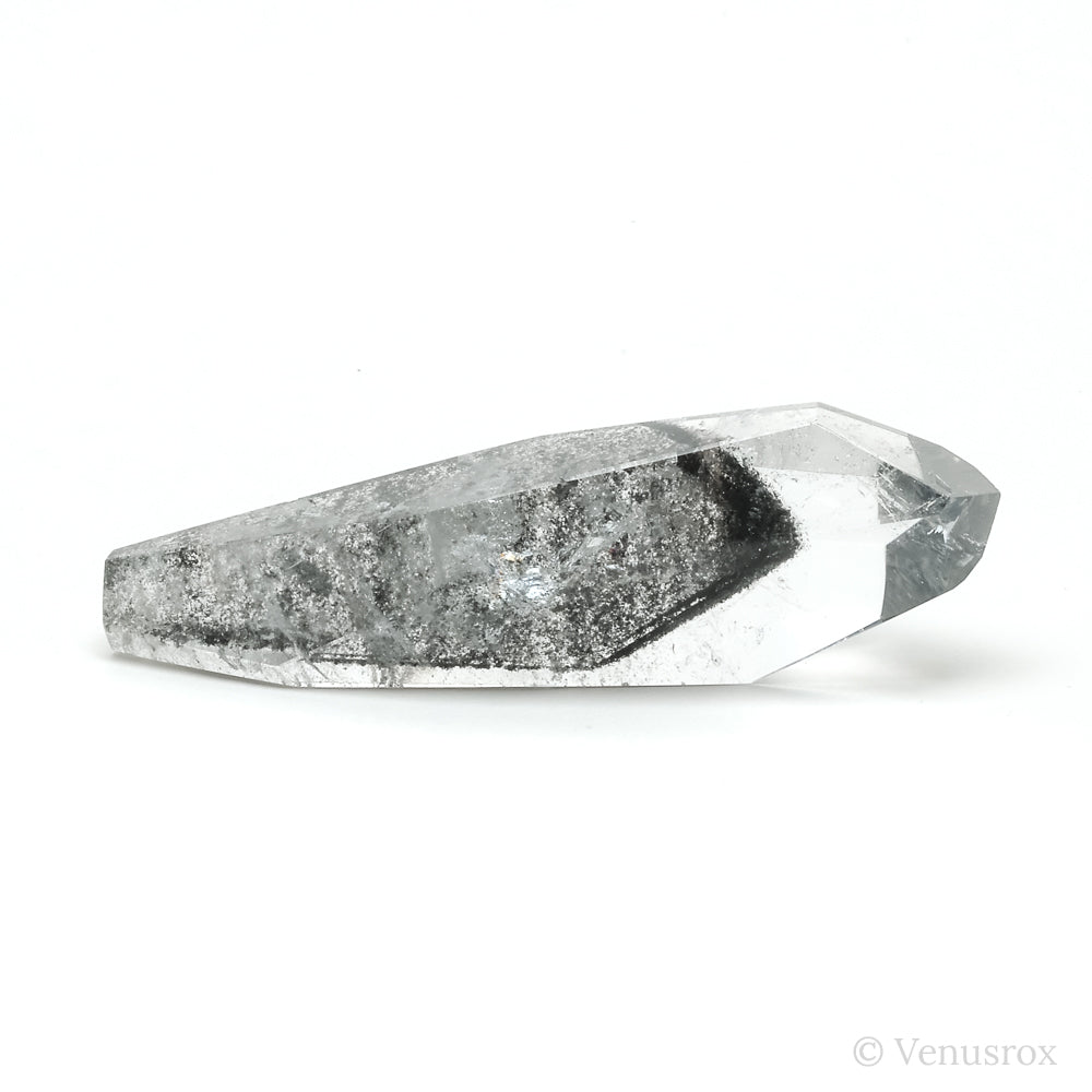 Black Phantom Quartz Polished Point from Brazil | Venusrox