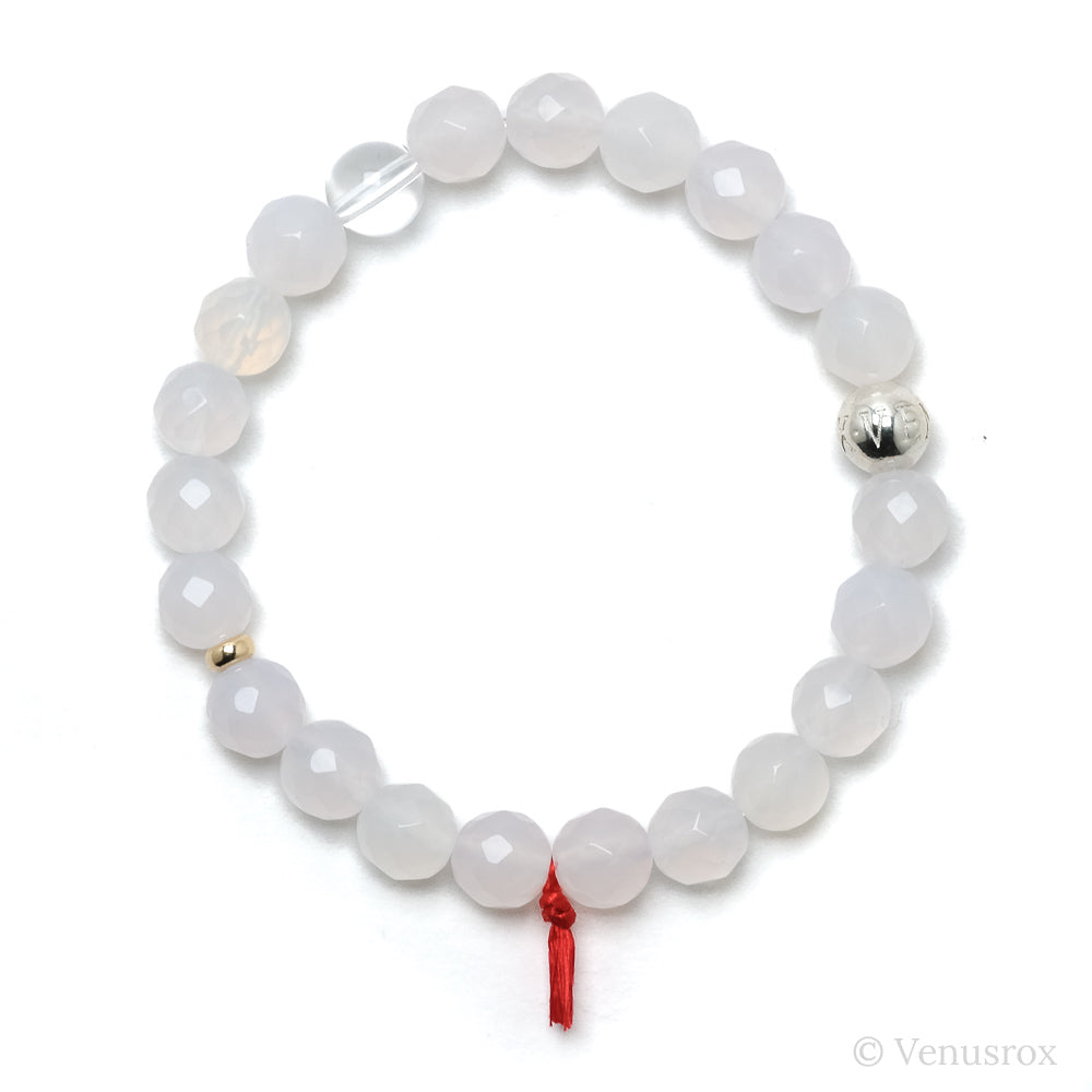 White Agate Bracelet from Brazil | Venusrox