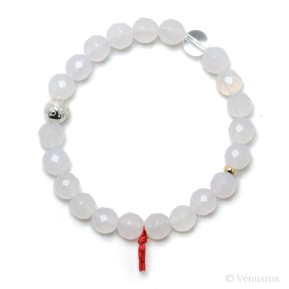 White Agate Bracelet from Brazil | Venusrox