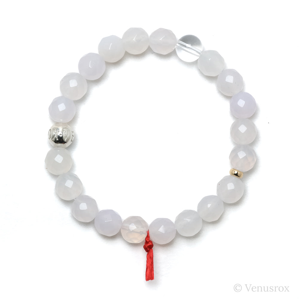 White Agate Bracelet from Brazil | Venusrox
