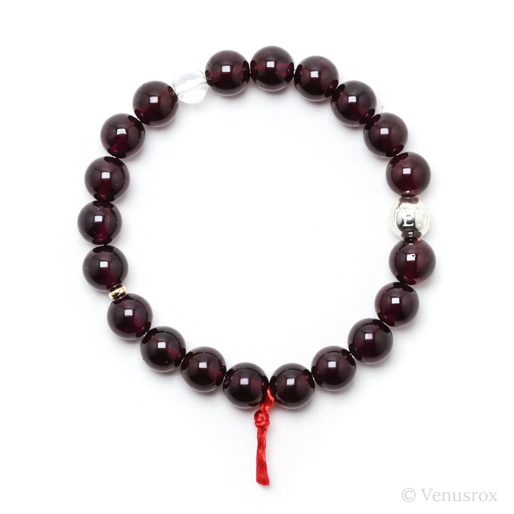 Rhodolite Garnet Bracelet from India | Venusrox