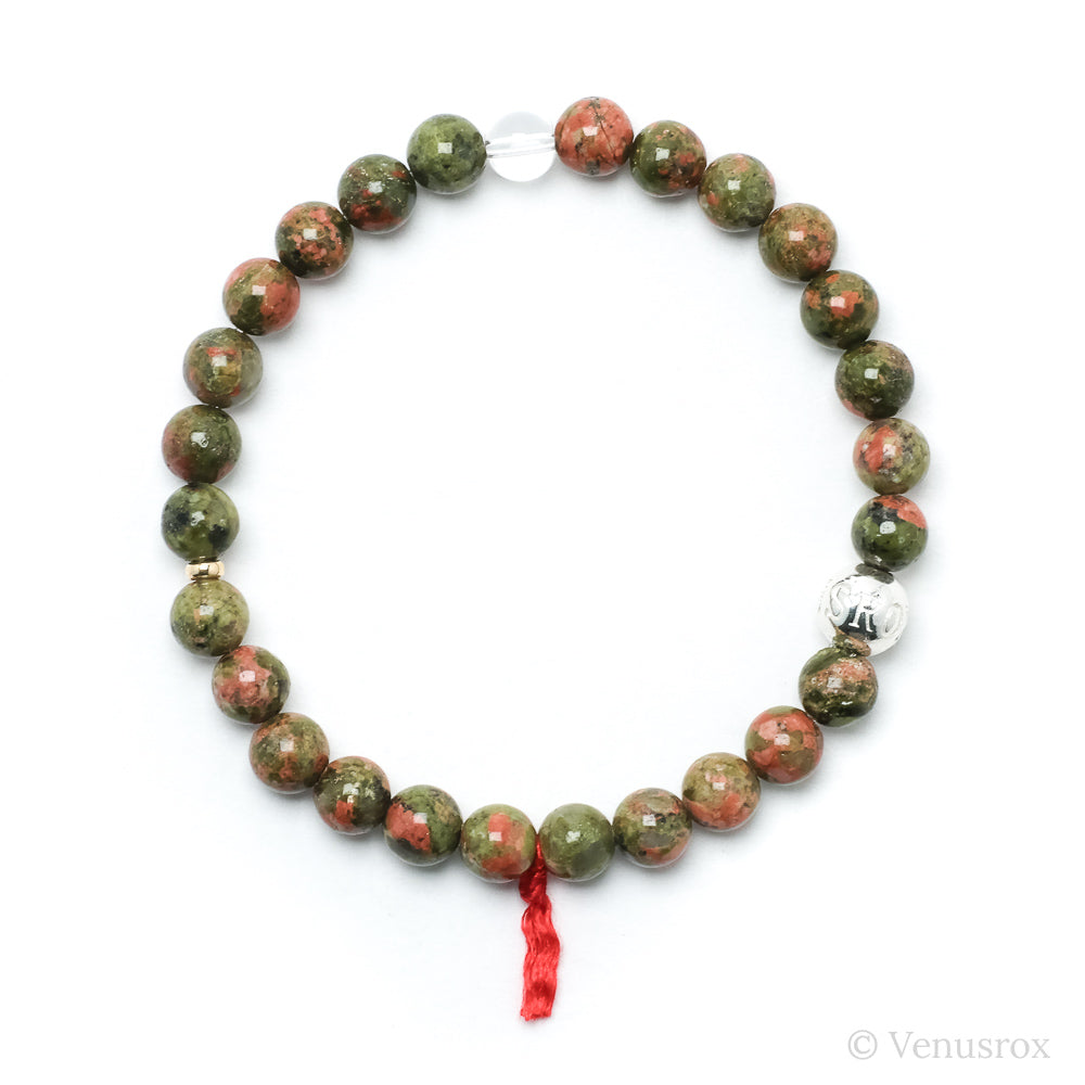 Unakite Bead Bracelet from South Africa | Venusrox