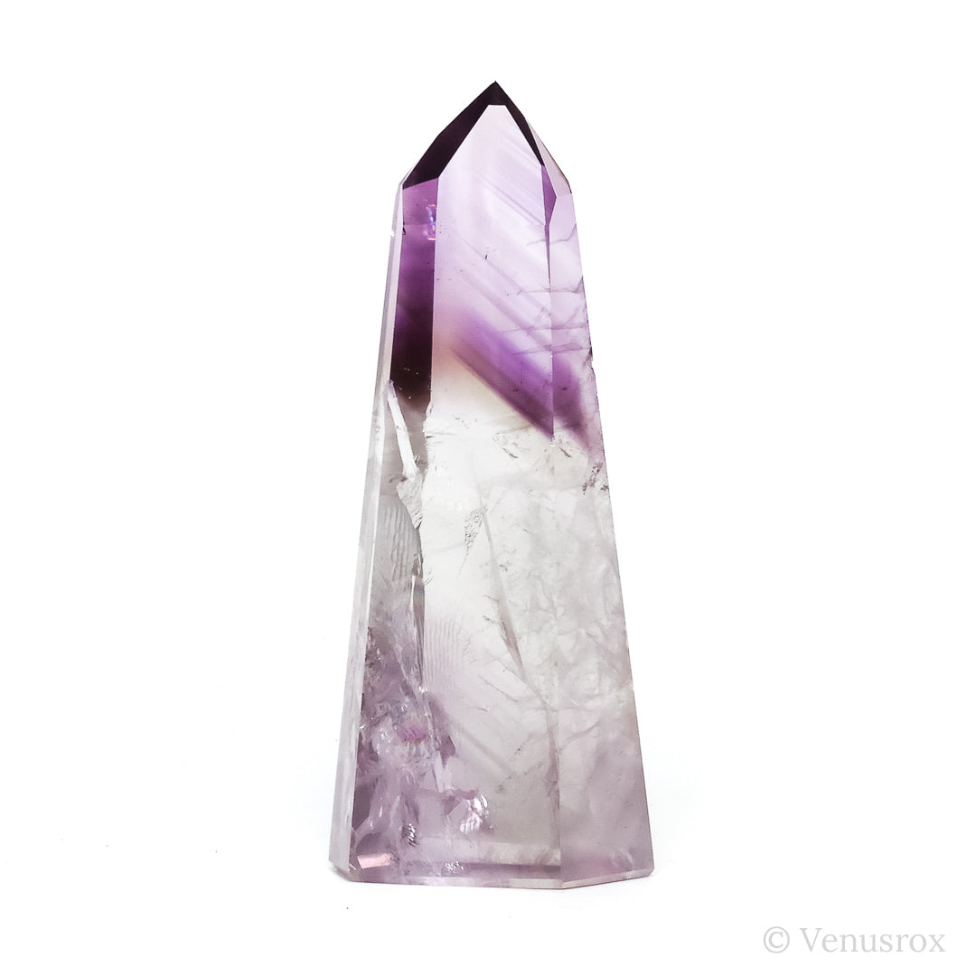 Amethyst Phantom Polished Point from Brazil | Venusrox